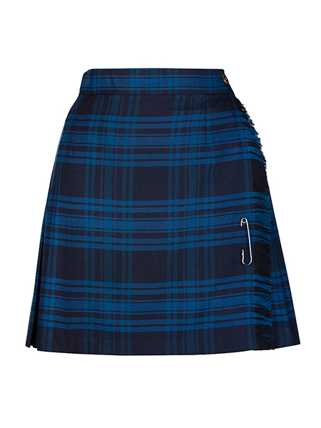 Blue Duggan Plaid X-Kilt