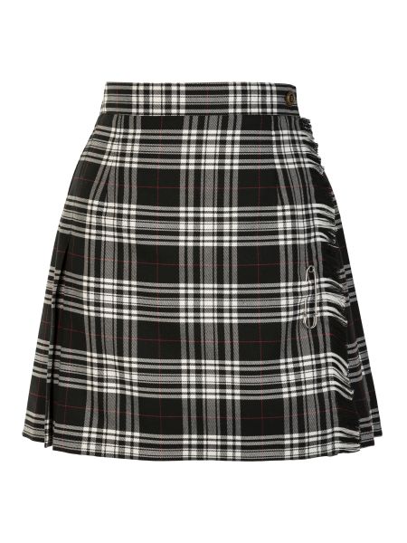 Black/Red/White Plaid X-Kilt