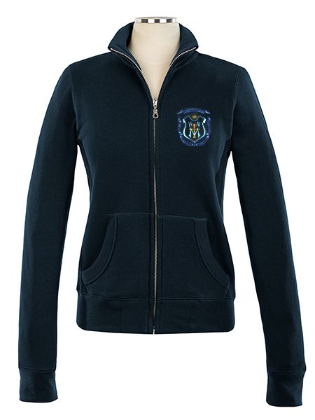 Full Zip Embroidered Sweat Top - Female