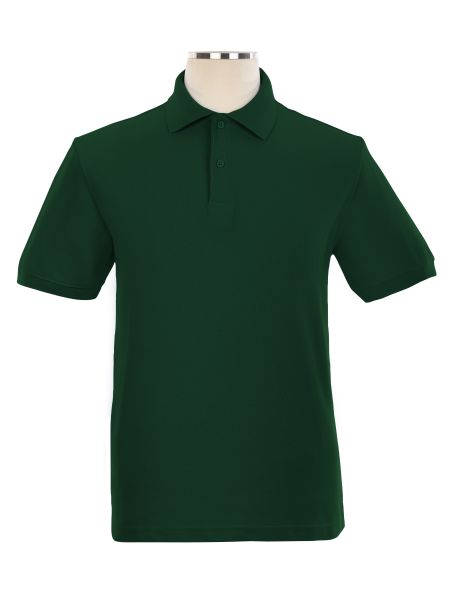 Short Sleeve Pique Embroidered Golf Shirt - Unisex