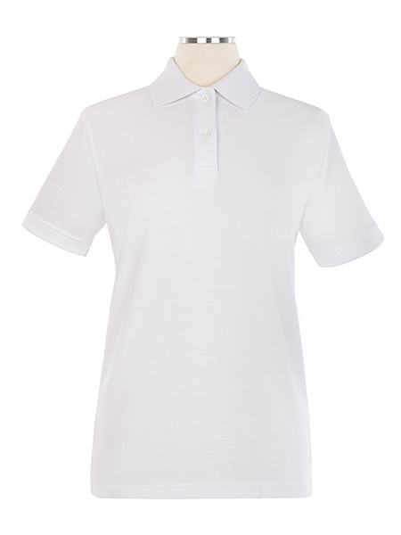 Short Sleeve Pique Embroidered Golf Shirt - Female