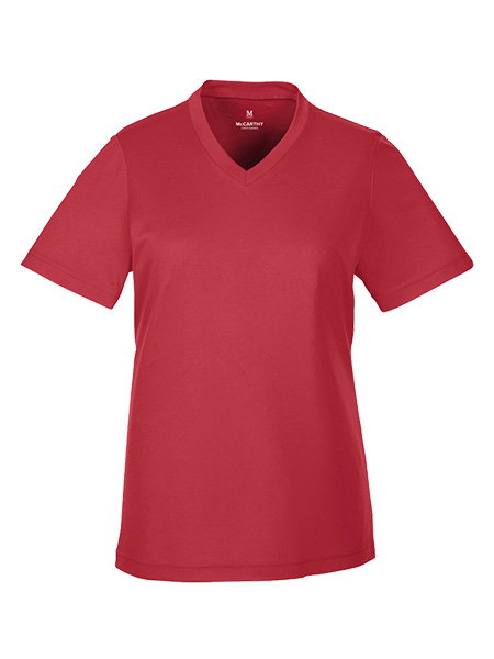 Athletic Short Sleeve Printed V-Neck T-Shirt - Female