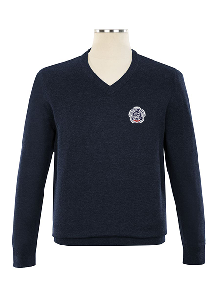 V-Neck Embroidered Pullover - Unisex