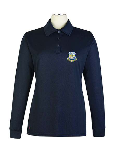 Long Sleeve Performance Printed Golf Shirt - Female