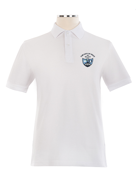 Short Sleeve Pique Embroidered Golf Shirt - Unisex