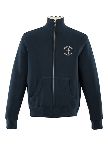 Full Zip Embroidered Sweatshirt - Unisex