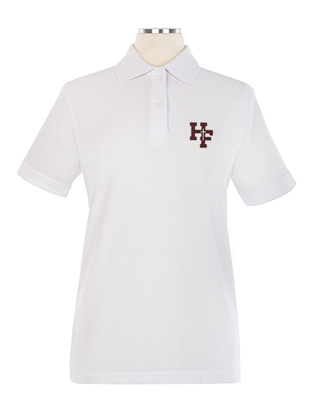 Short Sleeve Pique Embroidered Golf Shirt - Female