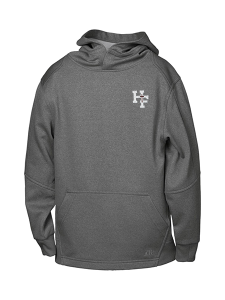 Youth Performance Embroidered Kangaroo Hoody - Unisex