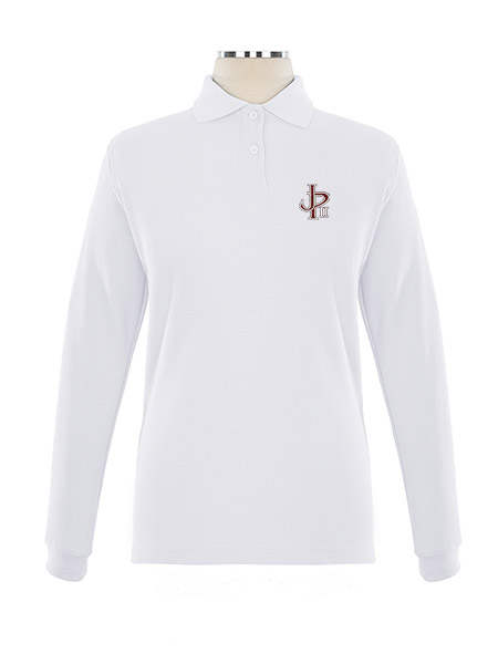 Long Sleeve Pique Embroidered Golf Shirt - Female