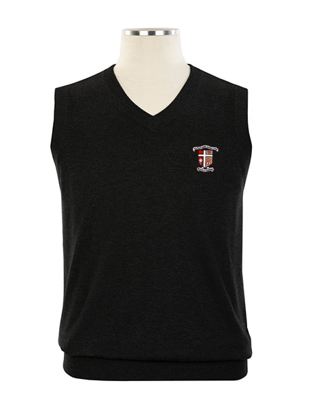 V-Neck Embroidered Vest - Unisex
