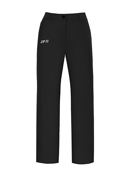 Flat Front Embroidered Casual Pant - Female