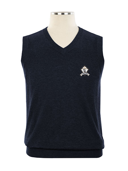 V-Neck Embroidered Vest - Unisex