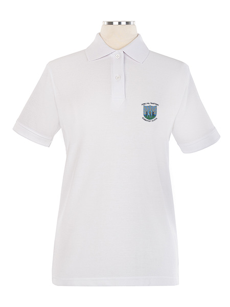 Short Sleeve Pique Embroidered Golf Shirt - Female