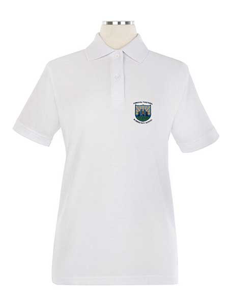 Girls/Ladies Short Sleeve Golf Shirt Embroidered