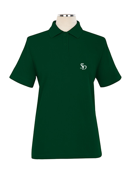 Short Sleeve Pique Embroidered Golf Shirt - Unisex