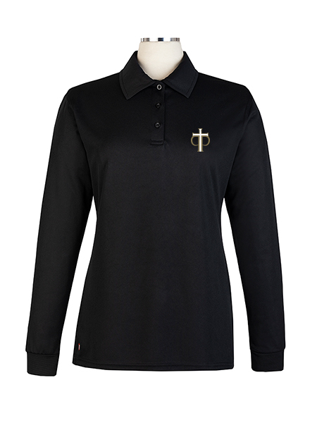 Long Sleeve Performance Printed Golf Shirt - Female