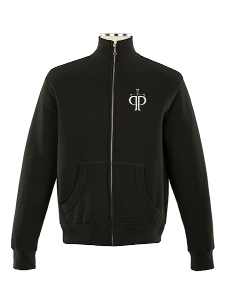 Louis Vuitton Oz Black Embroidered Zip Up Hoodie