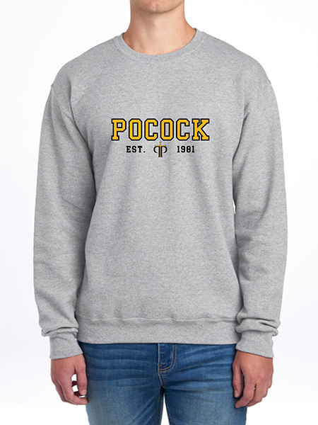 NuBlend® Unisex Applique Crewneck Sweat Top