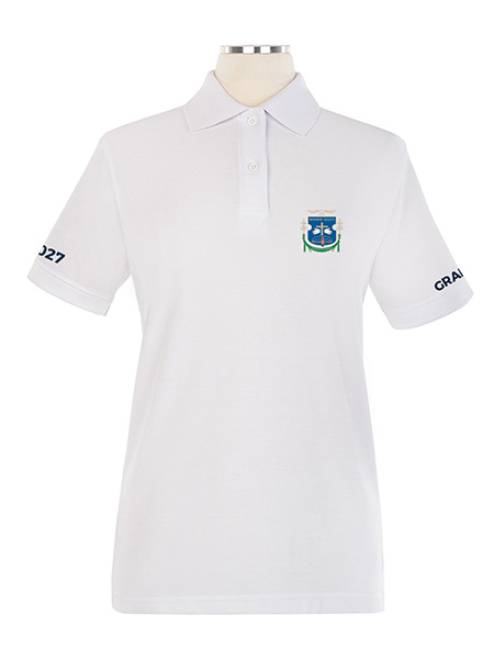 Short Sleeve Pique Special Embroidered Golf Shirt - Female