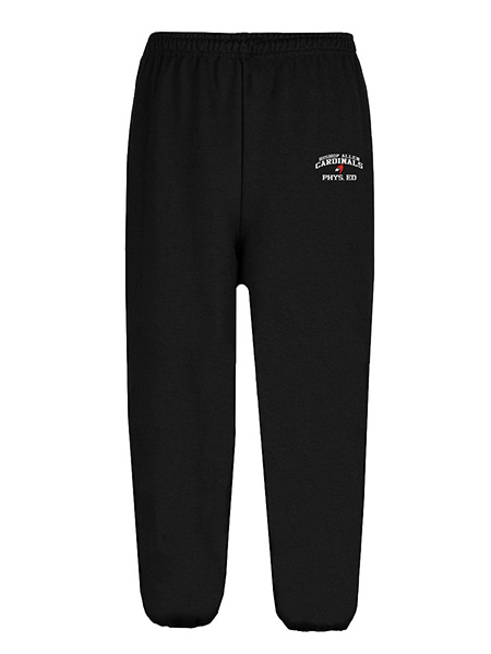 Printed Elastic Cuffed Sweat Pant - Unisex