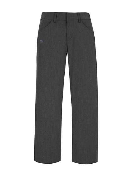 Flat Front Embroidered Dress Pant - Female