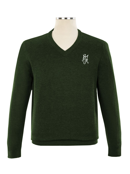 V-Neck Embroidered Pullover - Unisex