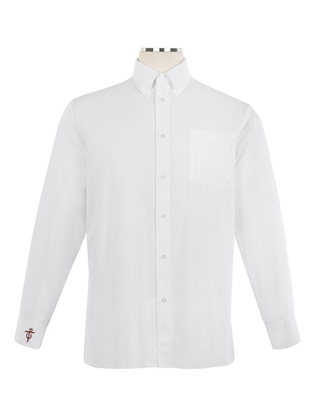 Long Sleeve Embroidered Dress Shirt