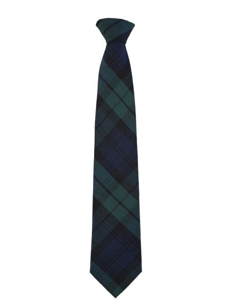 Black Watch Tartan Pre-Knot Clip Tie