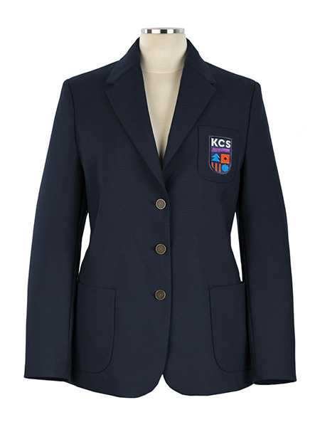 Three Button Crested Blazer - Female