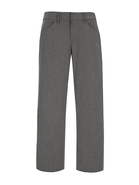 Flat Front Embroidered Dress Pant - Female