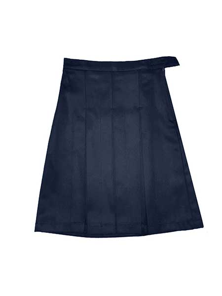 3 Pleat Front and Back Longer Length Skirt