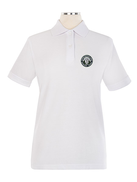 Short Sleeve Pique Embroidered Golf Shirt - Female