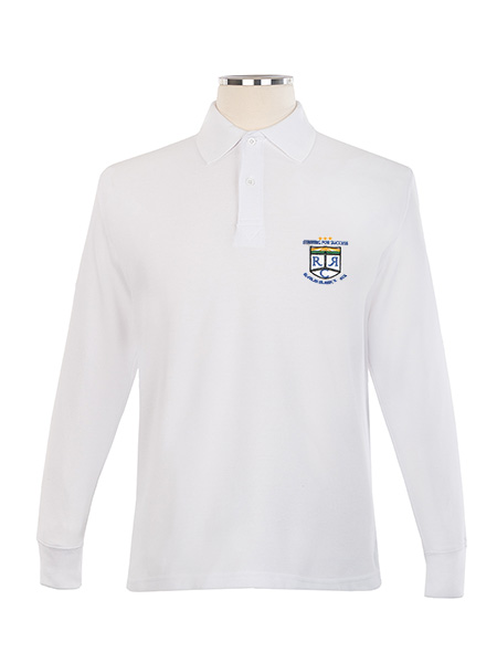 Long Sleeve Pique Embroidered Golf Shirt - Unisex