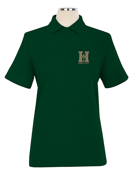 Short Sleeve Pique Embroidered Golf Shirt - Female