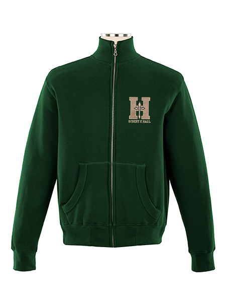 Full Zip Embroidered Sweat Top - Male