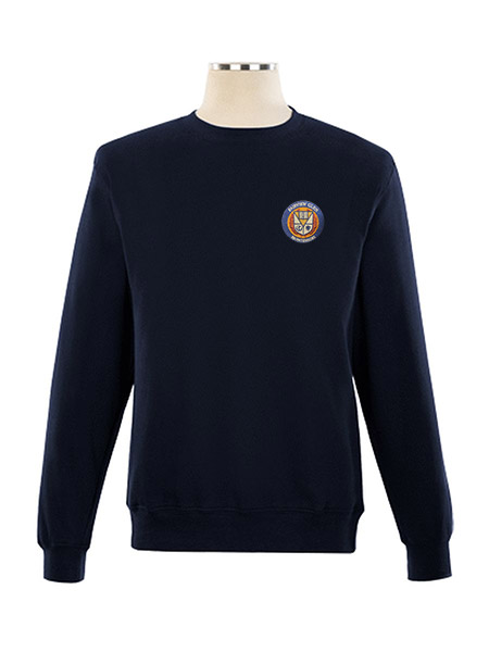 Crew Neck Embroidered Sweat Top - Unisex