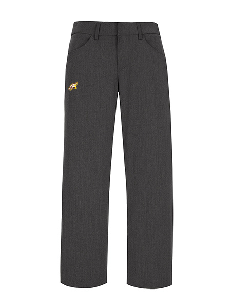 Flat Front Embroidered Dress Pant - Female