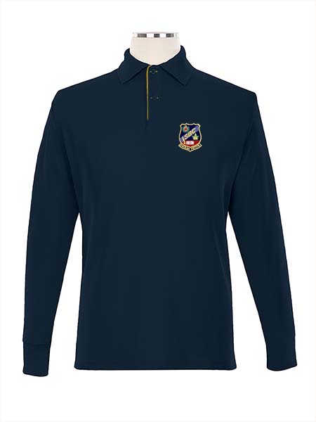 Long Sleeve Tuckunder Embroidered Golf Shirt - Unisex