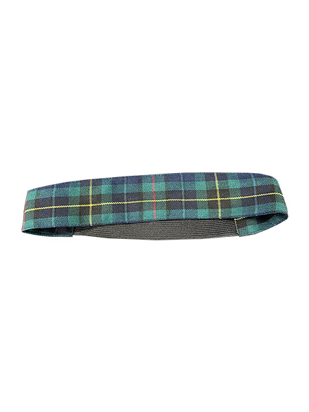 Navy/Green/Yellow Plaid Headband