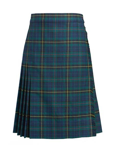 Navy/Green/Yellow Plaid Kilt