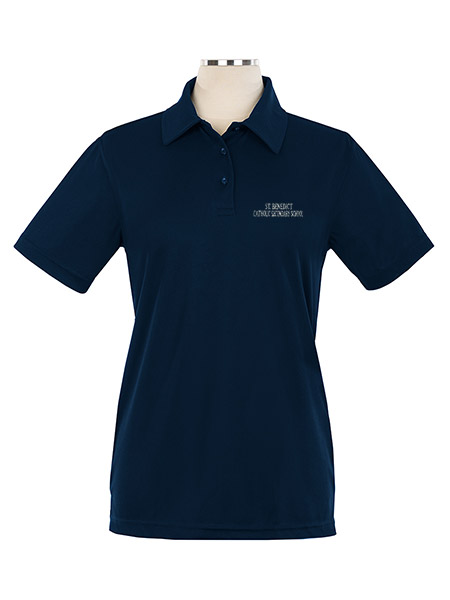 Short Sleeve Performance Embroidered Golf Shirt - Female