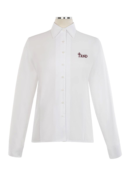 Long Sleeve Princess Embroidered Blouse - Female