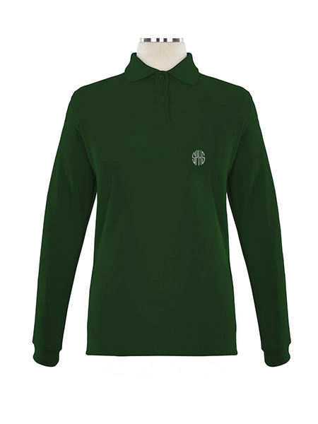 Long Sleeve Performance Embroidered Golf Shirt - Female