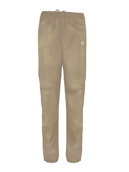 Jogger Style Embroidered Chino Pant