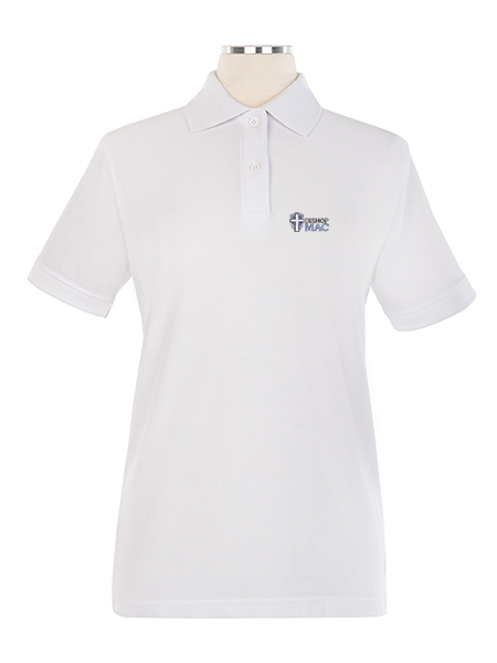 Short Sleeve Pique Embroidered Golf Shirt - Female