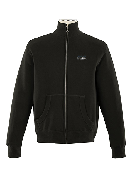 Full Zip Embroidered Sweat Top - Unisex