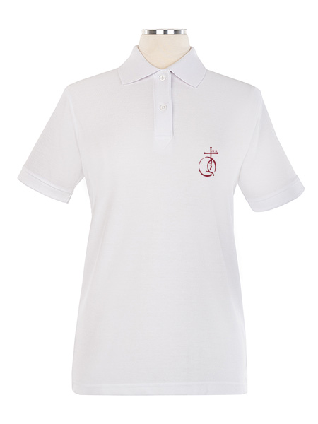 Short Sleeve Pique Embroidered Golf Shirt - Female