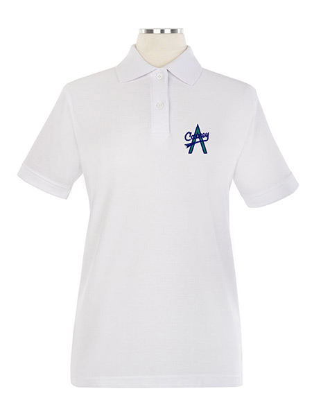 Girls/Ladies Short Sleeve Golf Shirt Embroidered