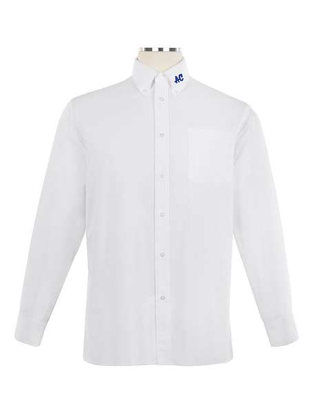 Long Sleeve Oxford Embroidered Shirt