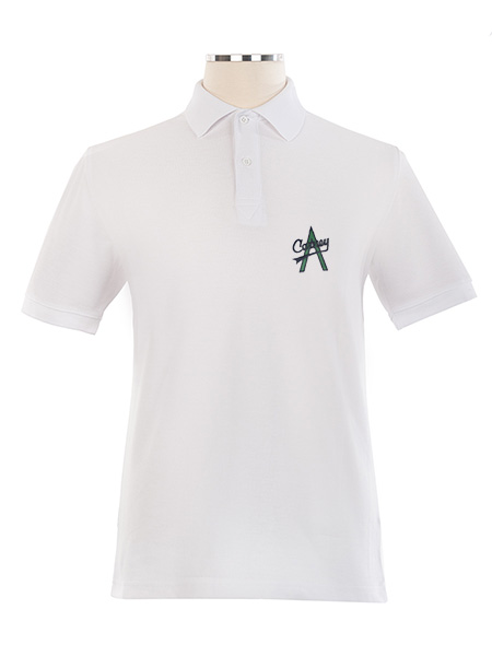 Short Sleeve Cotton Embroidered Golf Shirt - Unisex